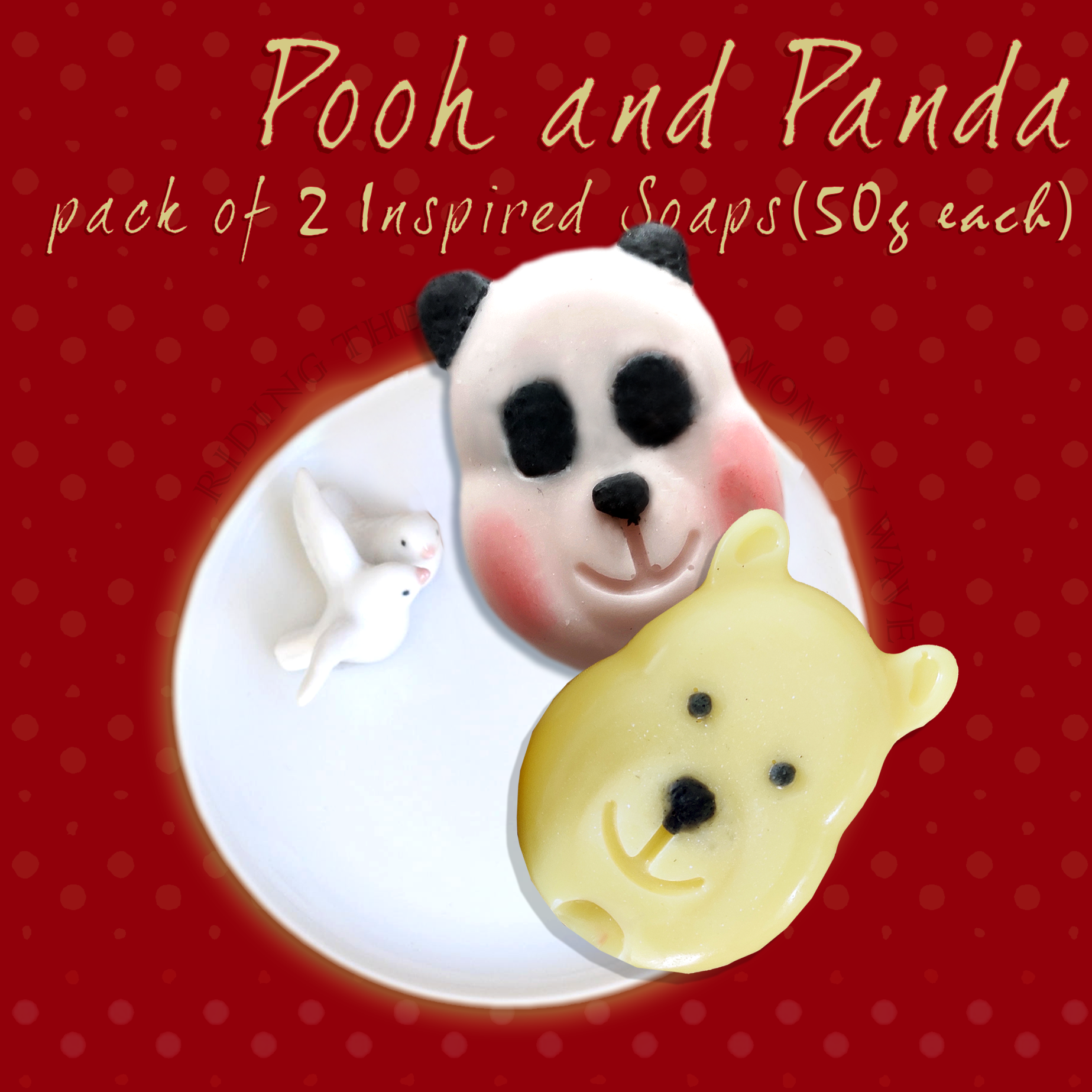 Pooh and Panda Soaps