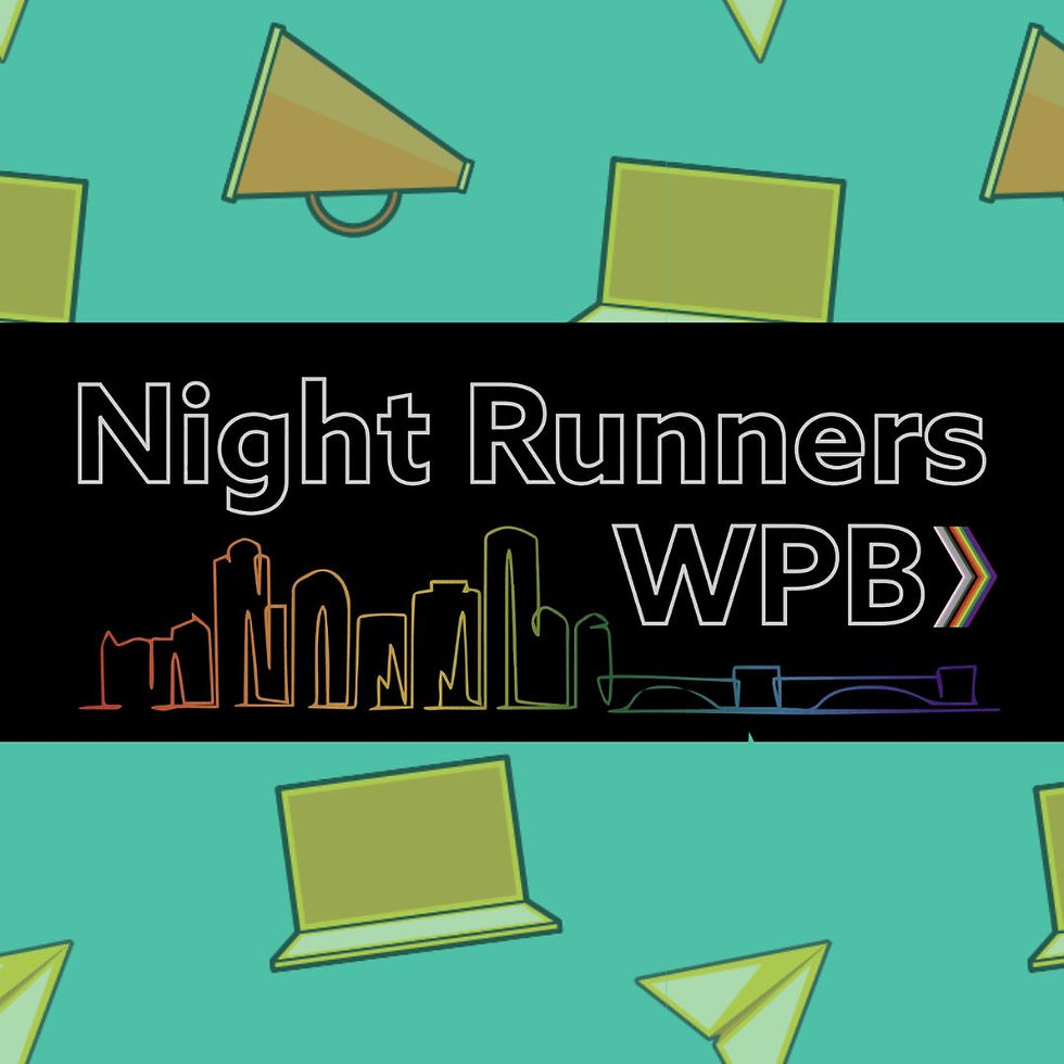 Pride 5K Check Ceremony with Night Runners WPB