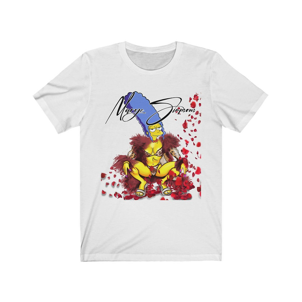 Thumbnail: Marge Simpson milf  Lil kim  Simpsons - soft tshirt - bella canvas - cool tshirt