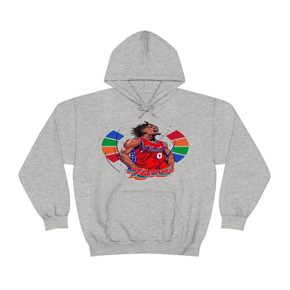 Thumbnail: tyrese maxey power up hoodie hoodie