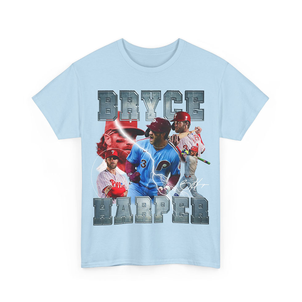 Thumbnail: Bryce Harper -custom Shirt - philadelphia baseball  - red october tee - unisex