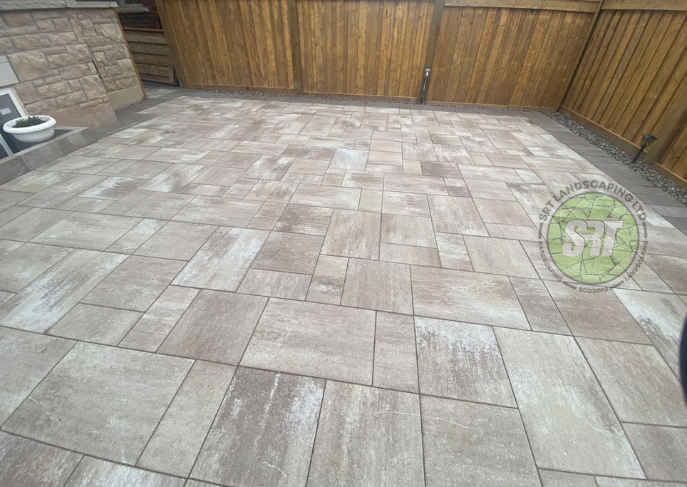 interlock Patio Backyard in Brampton
