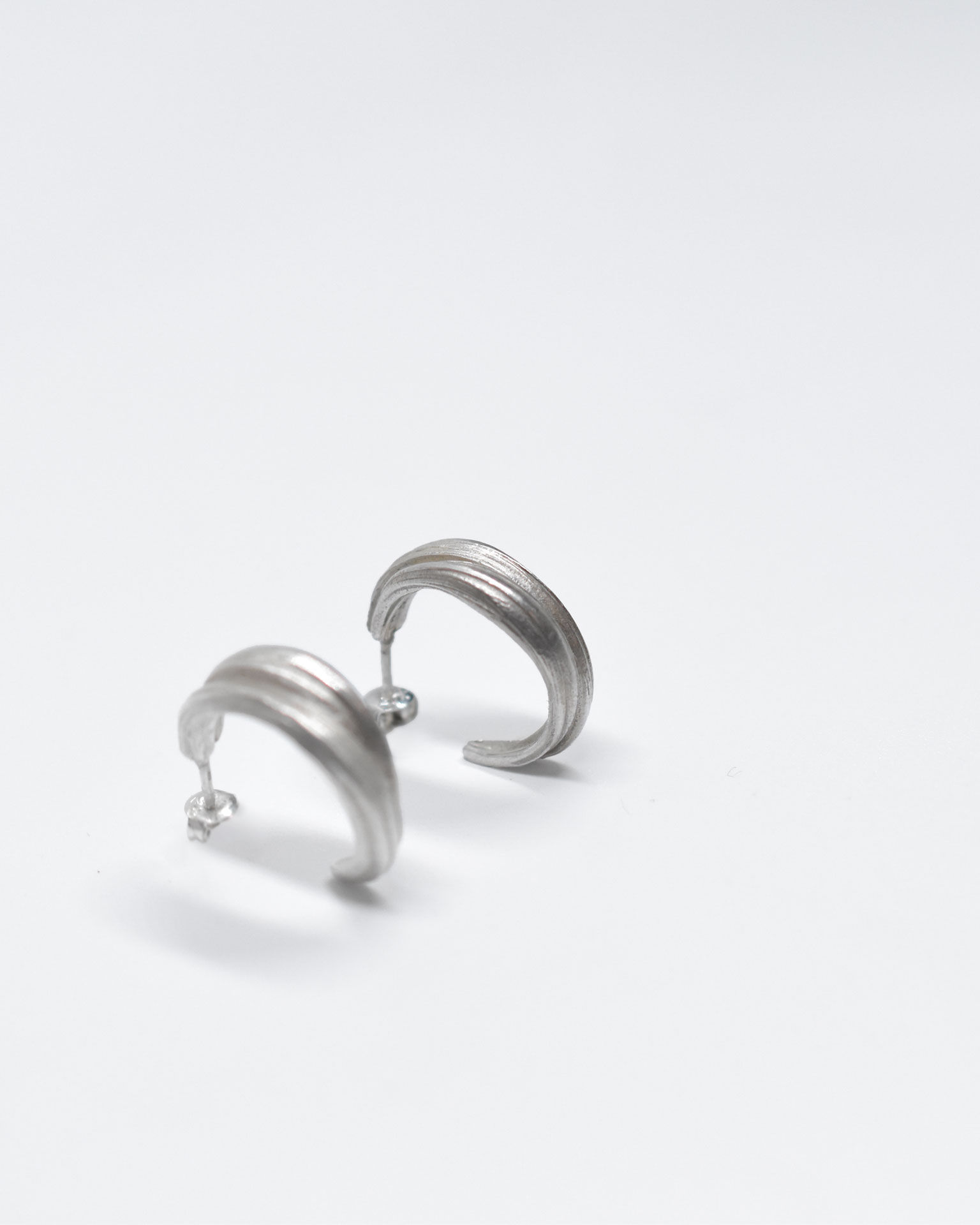 Twisties σκουλαρίκια ασημένια