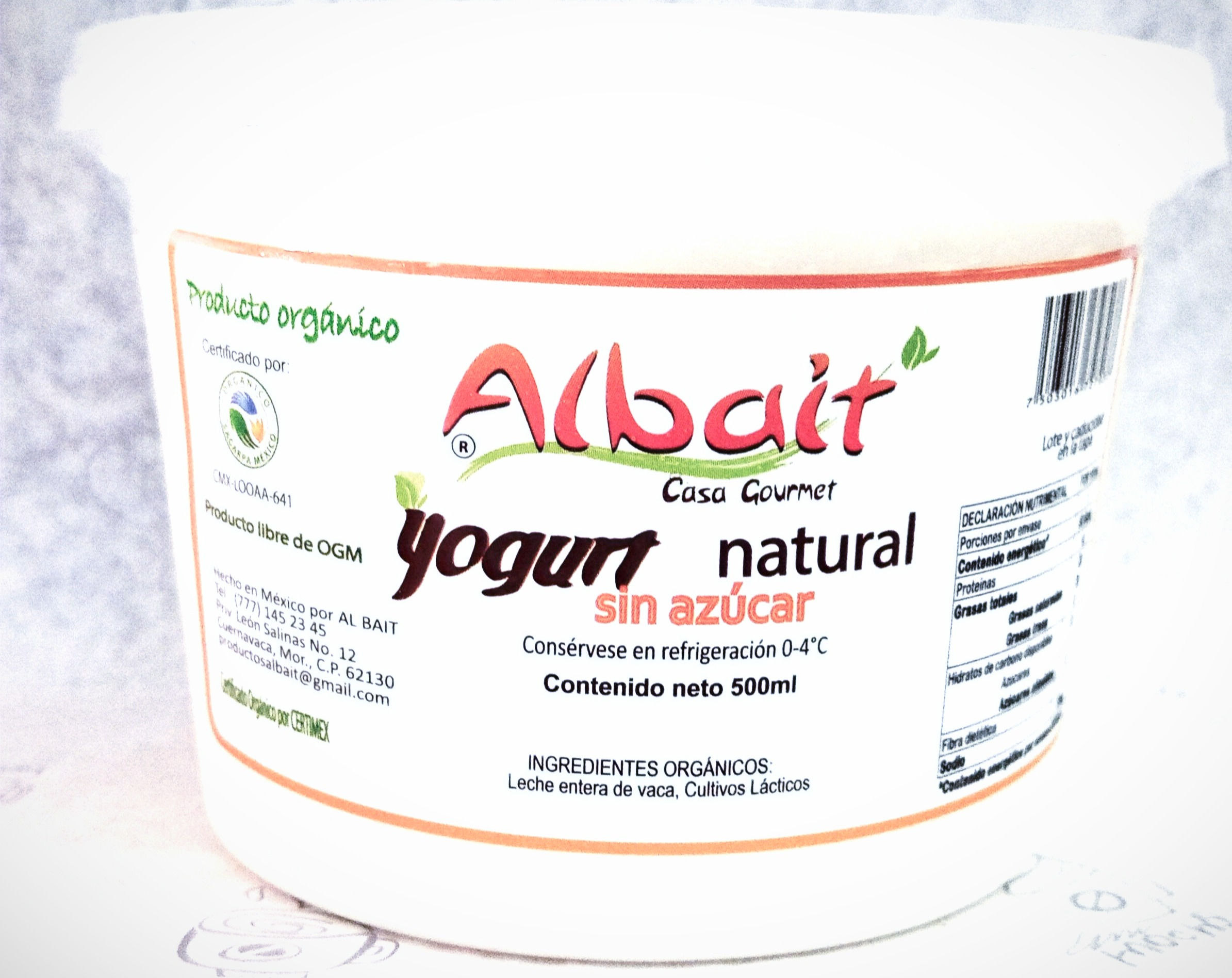 Yogurt Natural Orgánico 