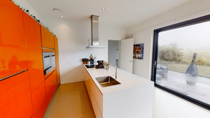 Matterport 3D scan of a modern home