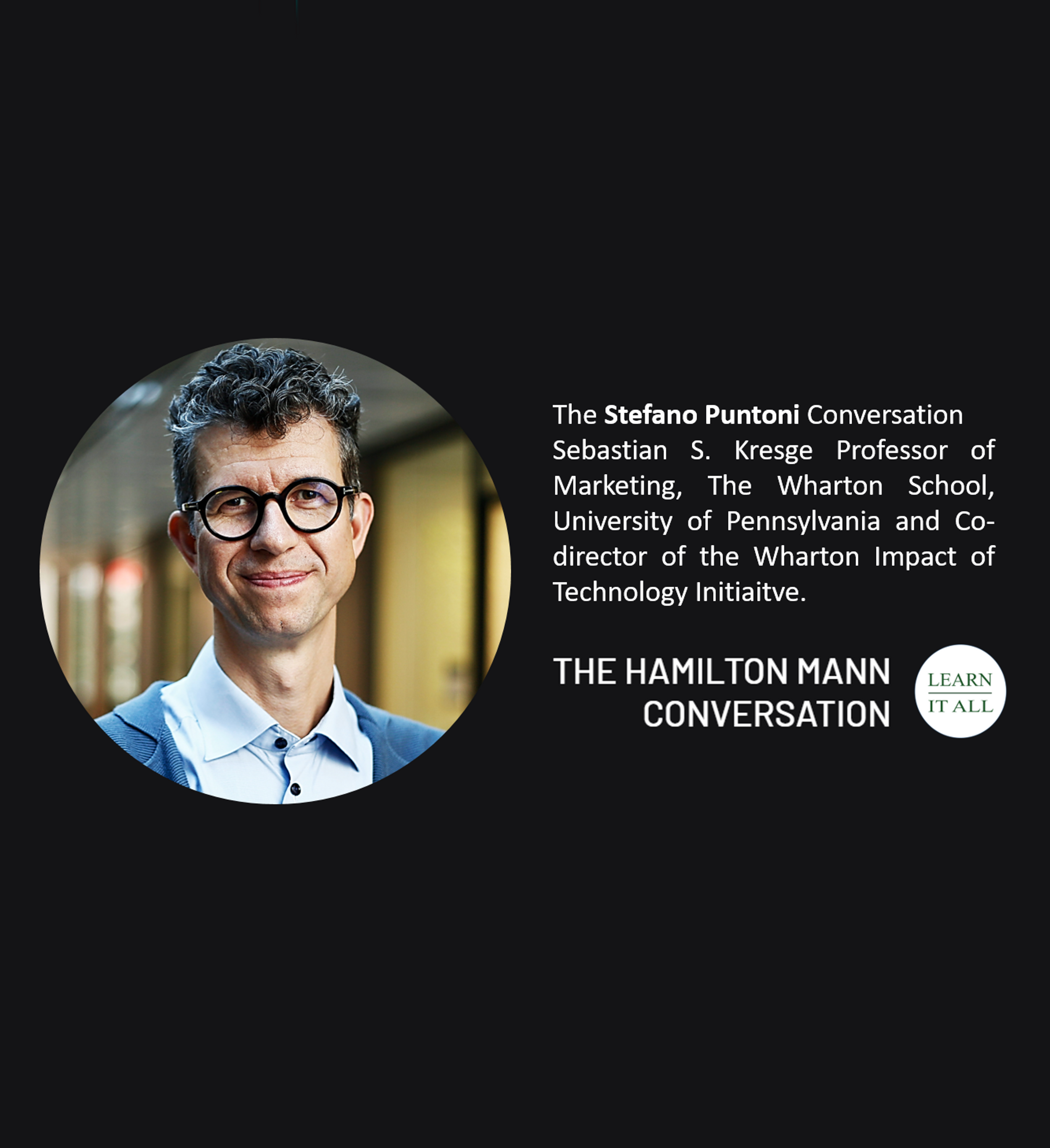 Stefano Puntani | Hamilton Mann Conversation