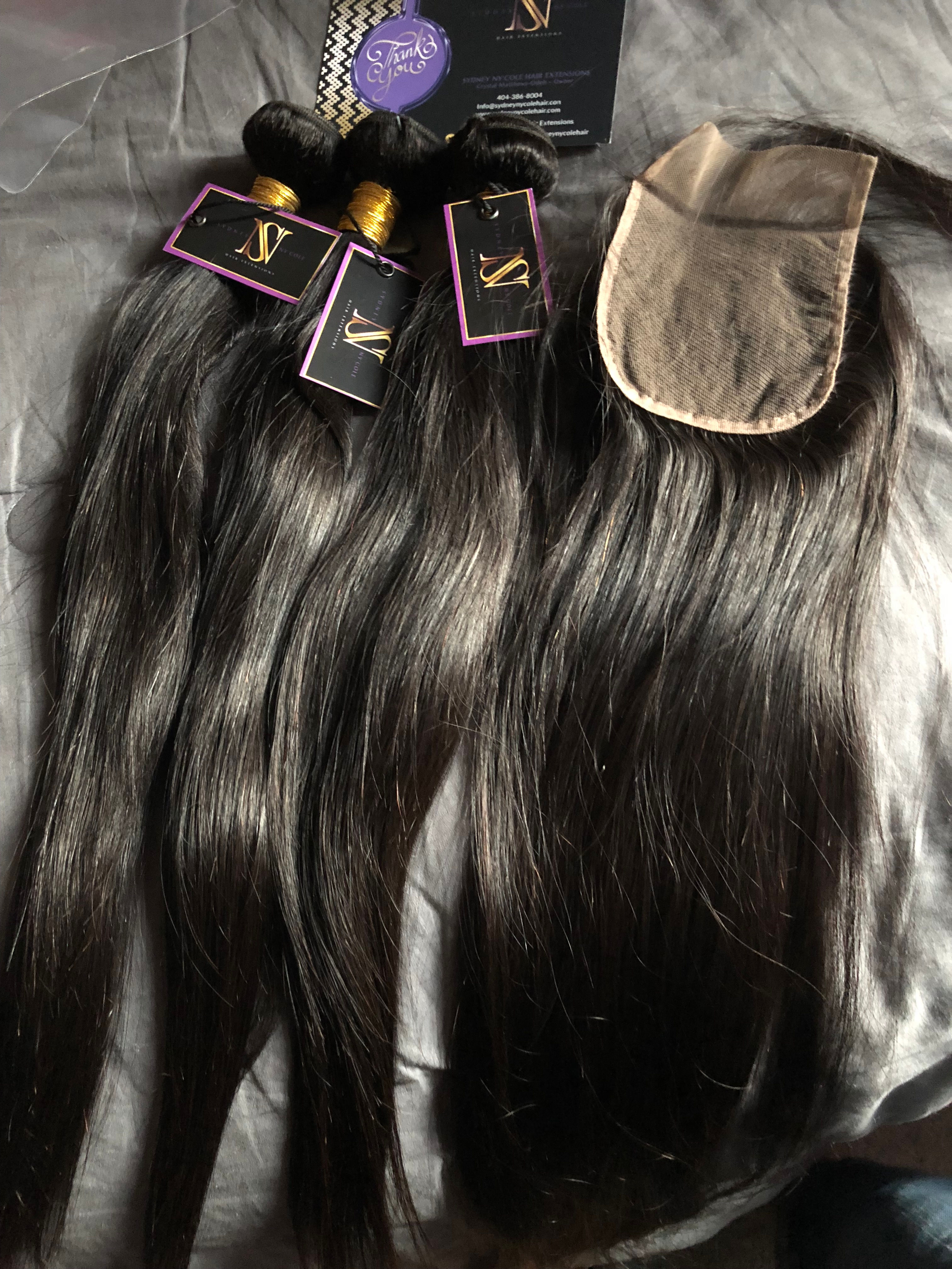 3 Straight Bundle Dealw/Closure