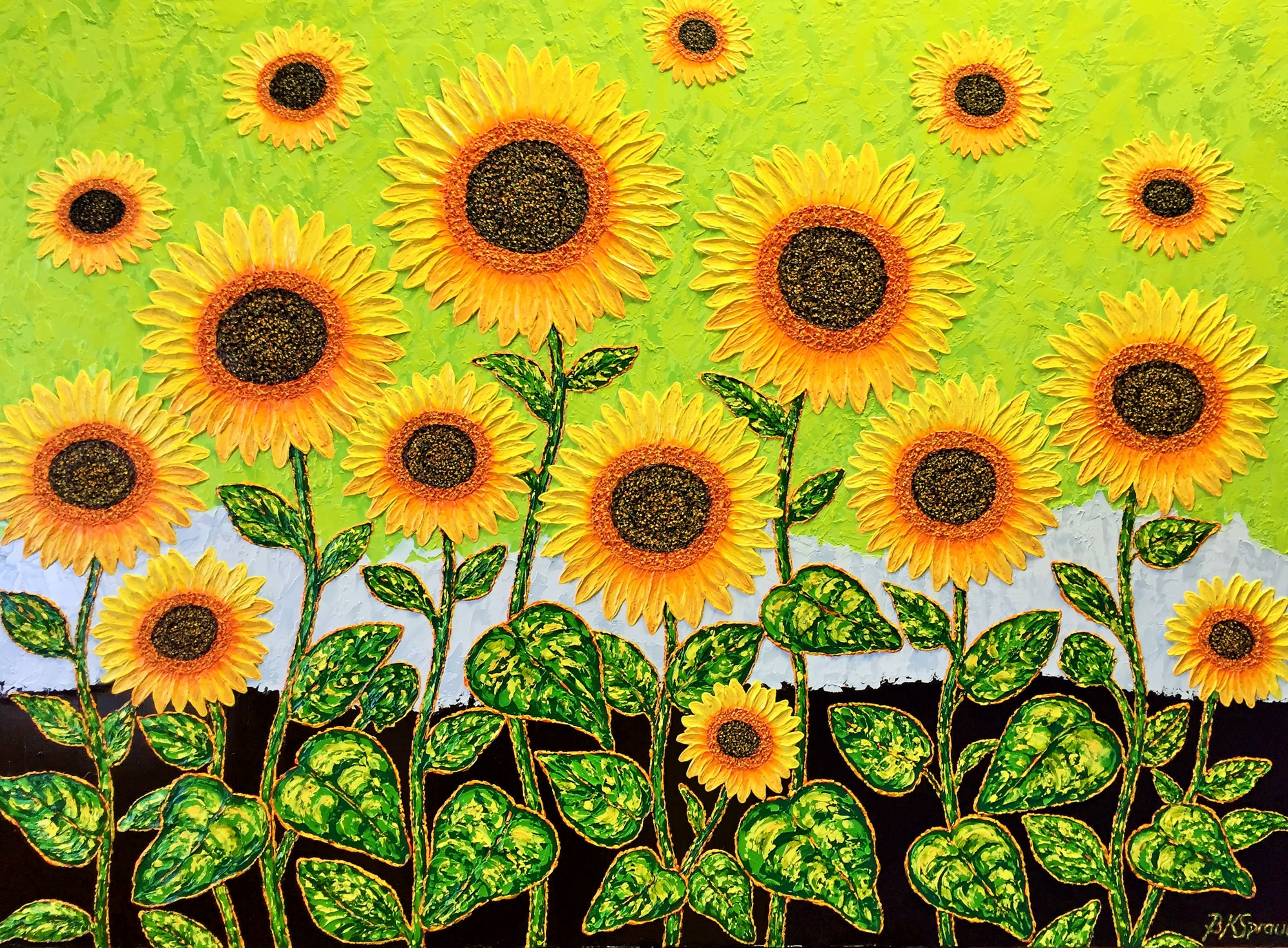 Chasing the Sun (48” x 36” x 1 1/2”)