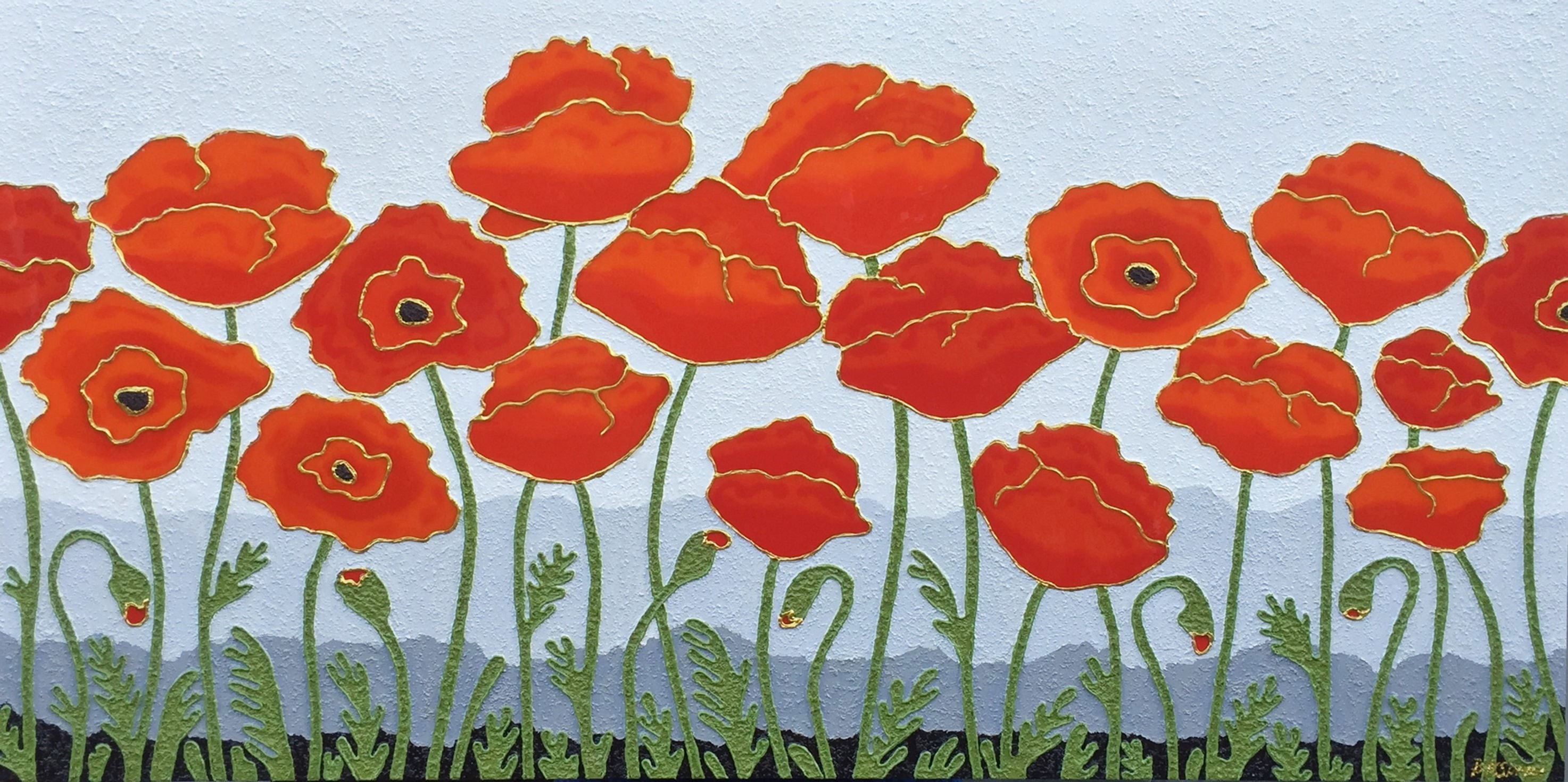 Red Statement (48" x24" x 1.5")