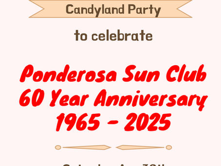 Ponderosa Sun Club Celebrates 60 years