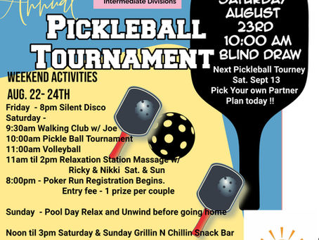 Pickleball Tournament at Ponderosa Sun Club
