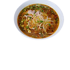 30. SATE BEEF RICE NOODLE SOUP (beef broth) (spicy) 