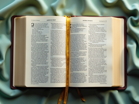 Bible on a ambo