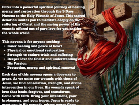 prayer with crucified Jesus