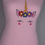 Thumbnail: Ladies girls Pink sleeveless Unicorn Embroidered top.