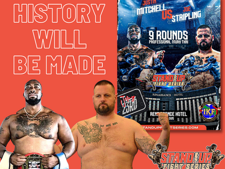 Muay Thai History! 1st Ever 9 Round Fight! Stripling vs Mitchell - Super Heavyweight!!!
