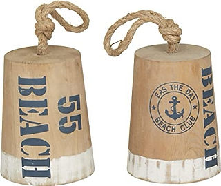 Wood Bouy Set of 2