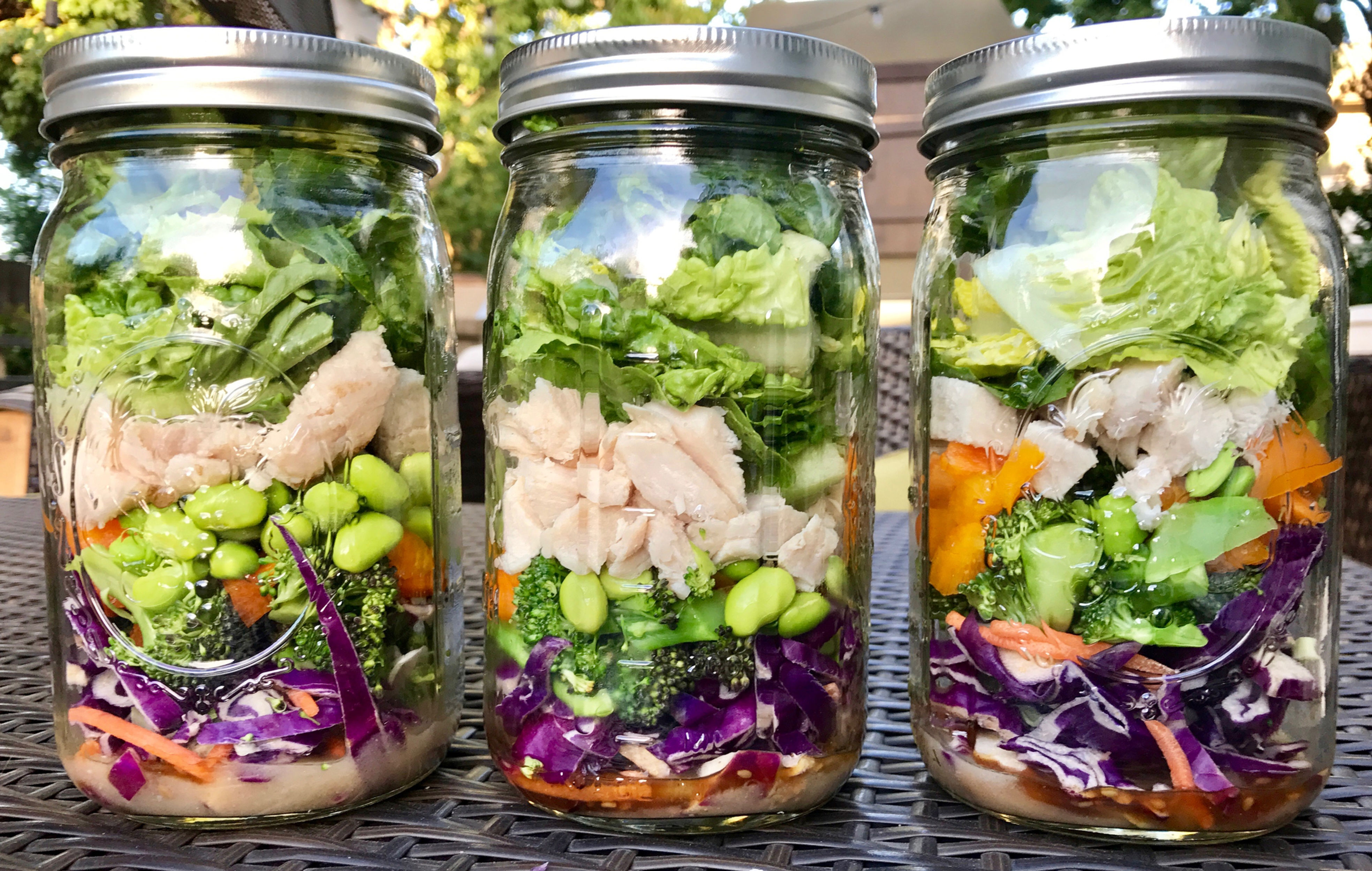 Asian Chicken-32 oz Salad in a Jar Pre-Order