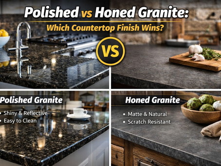 Polished vs. Honed Granite
