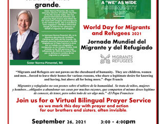Jornada Mundial del Migrante y del Refugiado 
