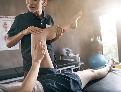 Sesión de fisioterapia