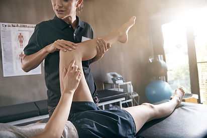 Physical therapy session