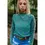 Thumbnail: LS Tooled Leather Mesh Top