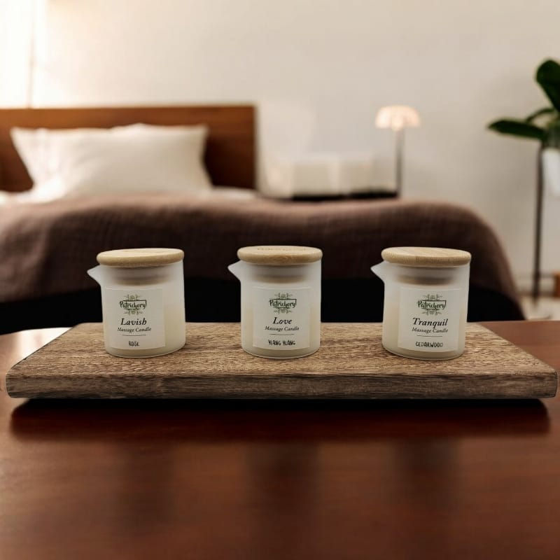 Thumbnail: The Blissful Collection Mini Massage Candle Gift Set