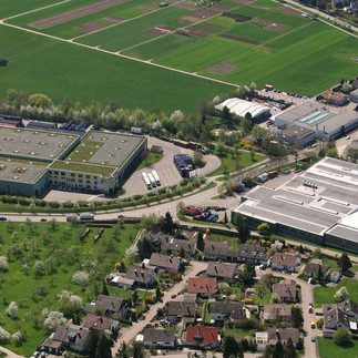 Produktionsstätte von Ensinger von oben fotografiert