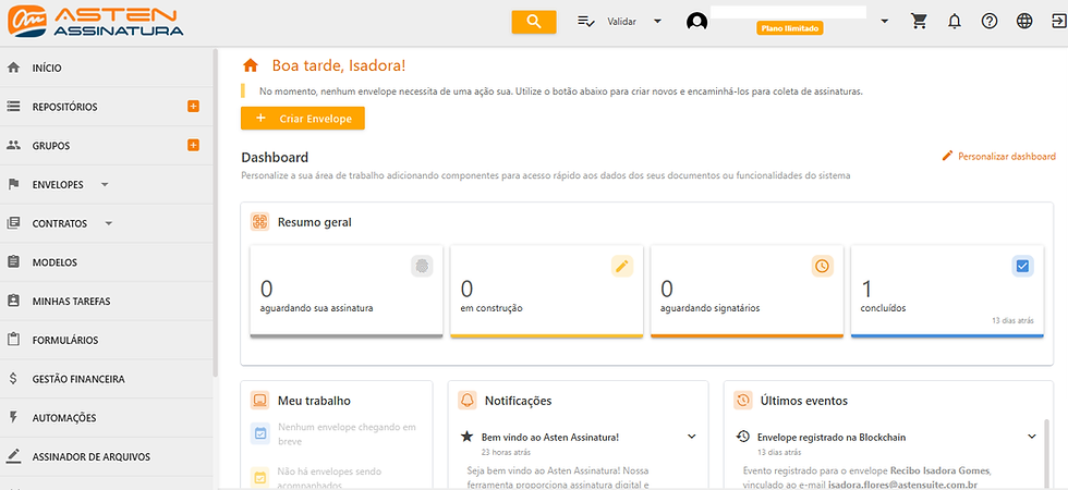 Asten Assinatura