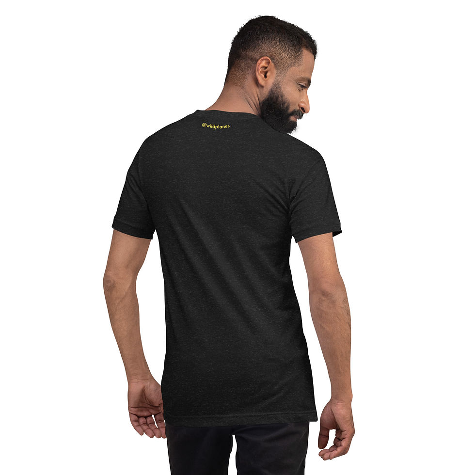 Thumbnail: Unisex T-Shirt (Futuristic "Wild Planes" Font)