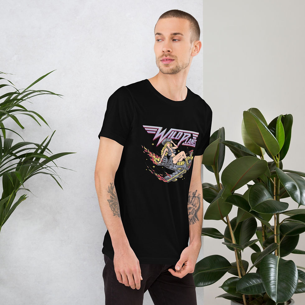 Thumbnail: Unisex T-Shirt Nose Art Pin-Up