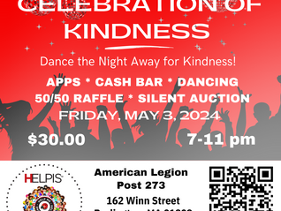 🥳🪩💃🕺Dance the Night Away for Kindness! HELPIS Month of May Celebration of Kindness 2024