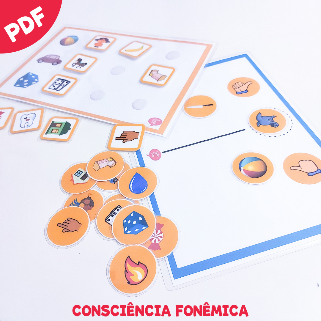 KIT 2 ATIVIDADES - CONSCIÊNCIA FONÊMICA