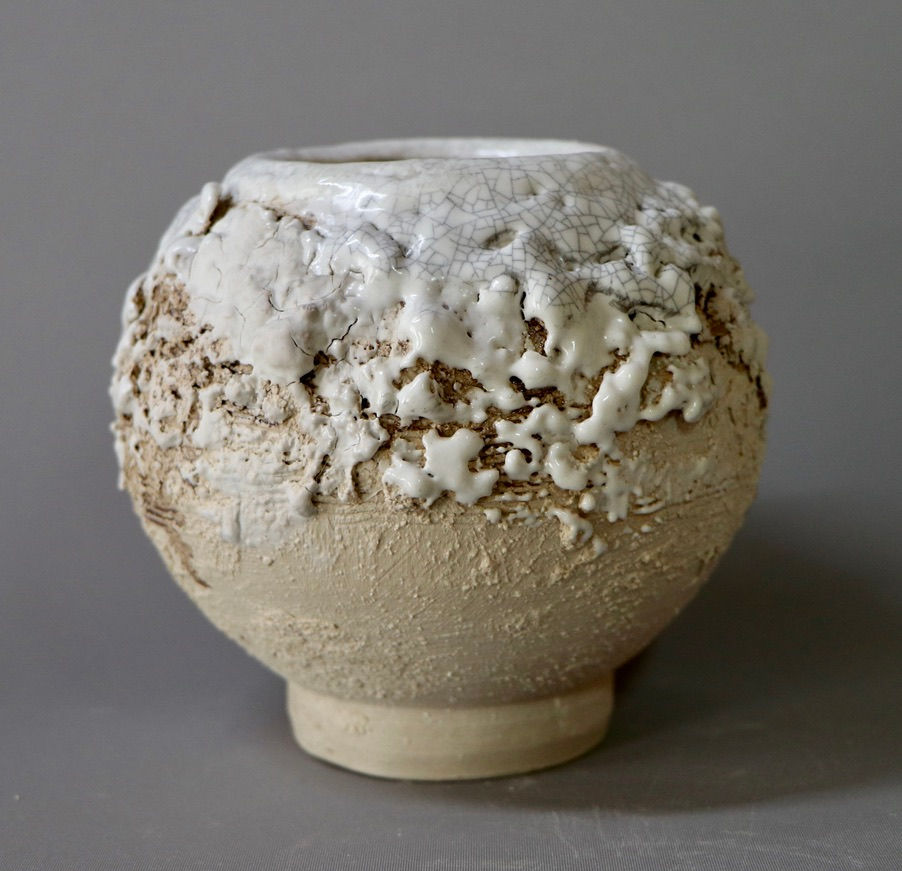 Small textured Moon Jar