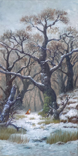 Suivez le Renard 30x60cm 2023