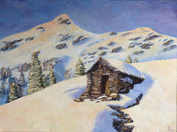 Cabane de la Lit 81x60cm 2017