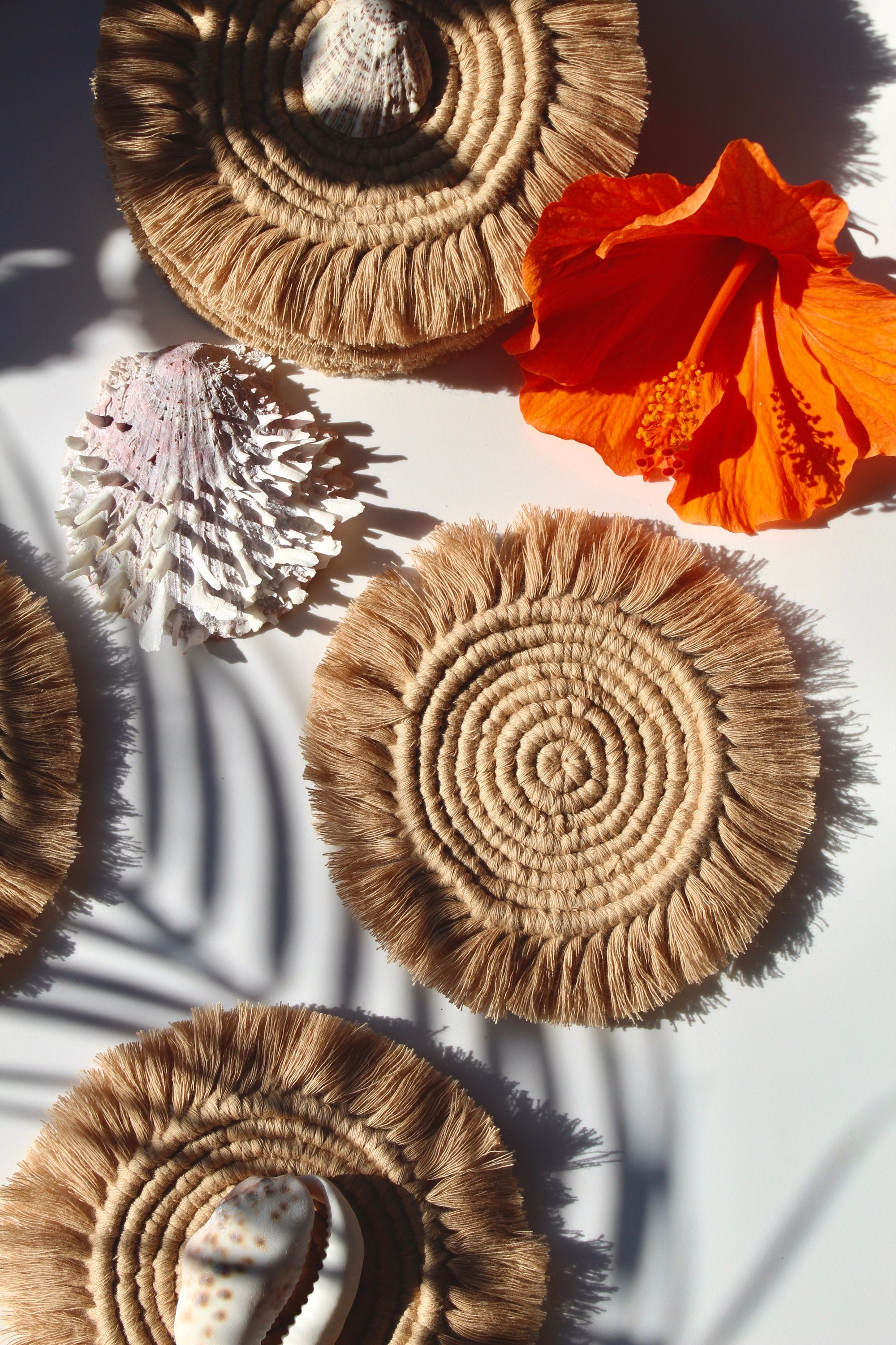 Runde Untersetzer Boho