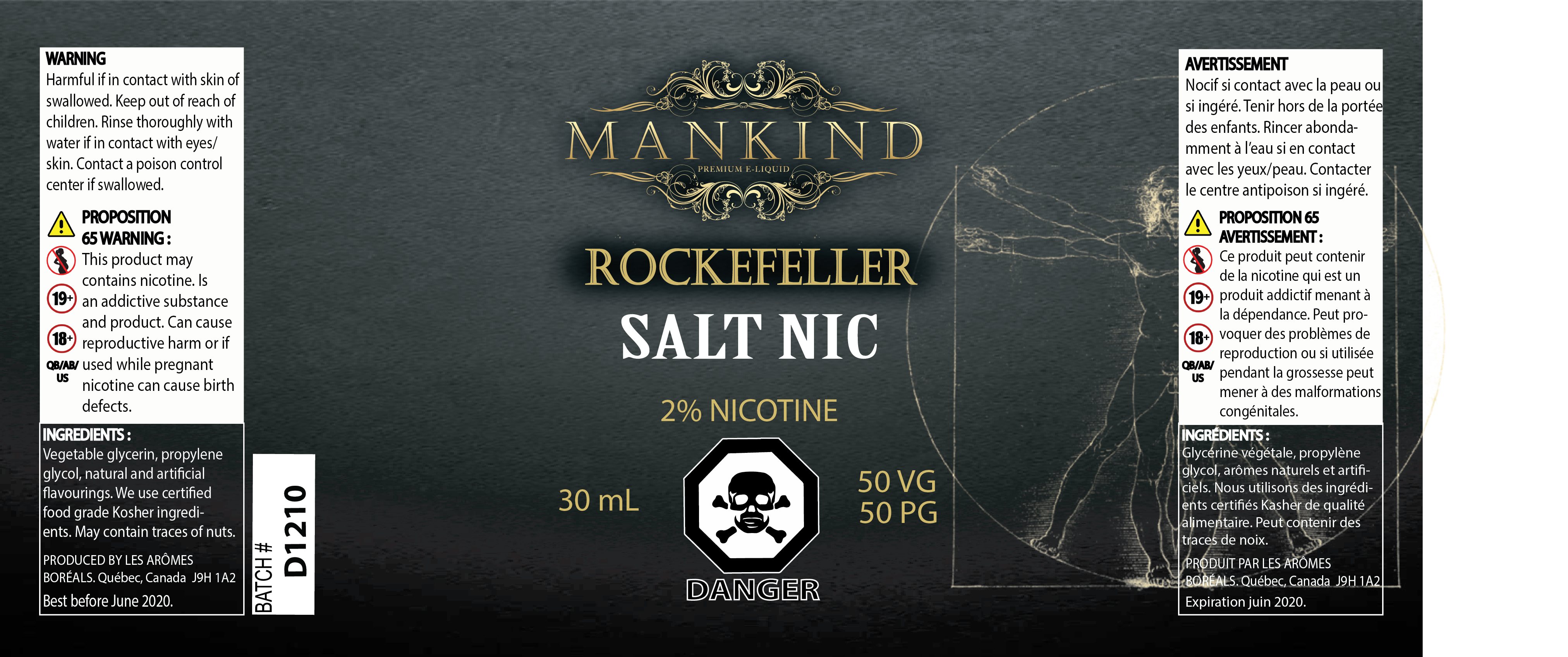 Rockefeller Salt Nic-by Man Kind