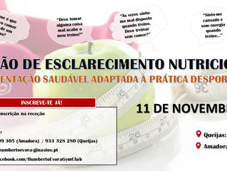 Sessão de Esclarecimento Nutricional
