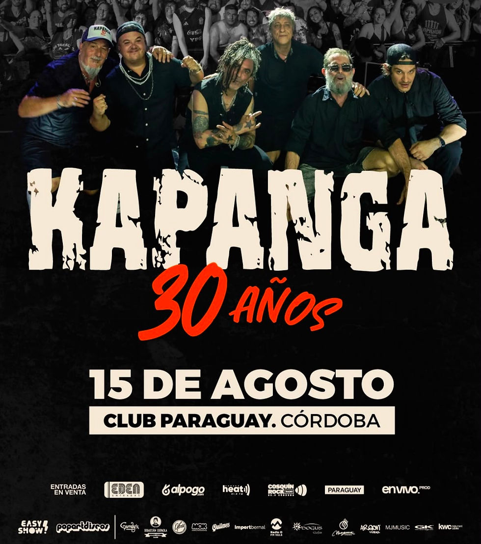 KAPANGA FESTEJA SUS 30 AÑOS EN CLUB PARAGUAY