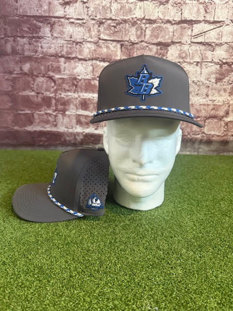 Charcoal & Navy Blue Snapback