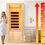 Thumbnail: Compact 1 Person Infrared Sauna – Spruce Wood Indoor Home Spa