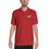 Thumbnail: GT Logo Men's Red Embroidered Polo Shirt