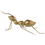 Miniatura: HORMIGA RESINA/METAL PAN D E ORO 31,5x23,5x12,5 CM