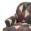 Miniatura: SILLÓN BURDEOS-VERDE TEJIDO-MADERA SALÓN 91 X 90 X 95 CM