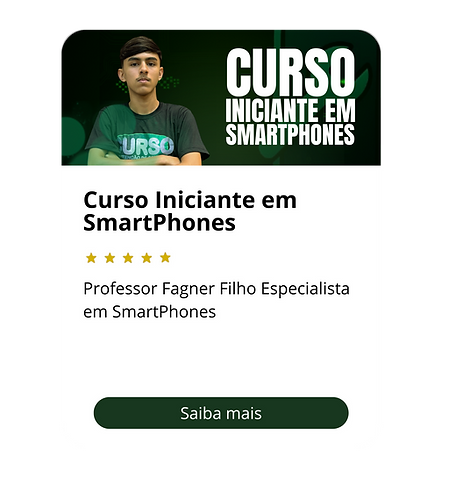 curso de concerto de celular