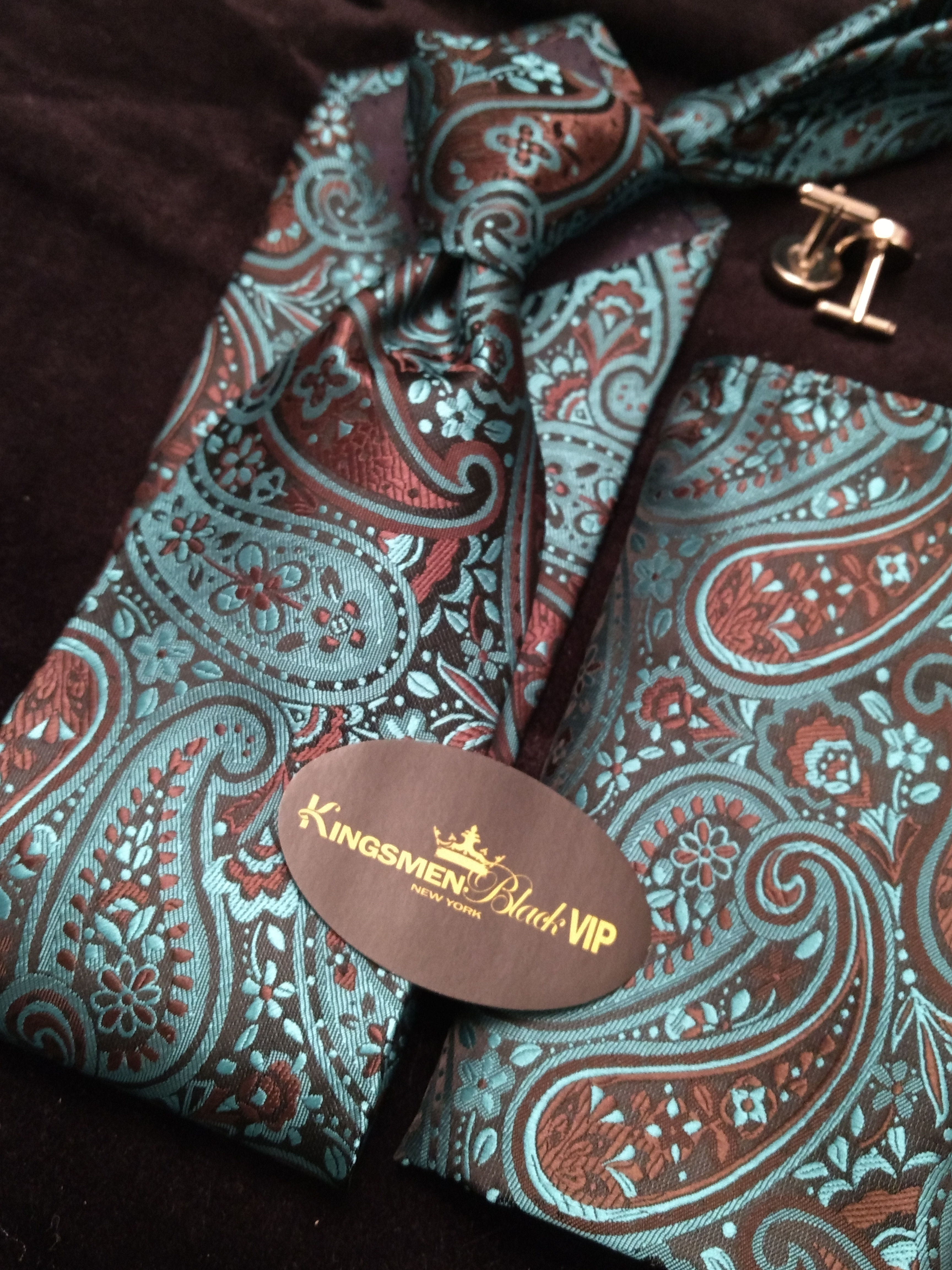 KINGSMEN POWER COLLECTION NECK TIE SET 06-TEA-PS-10221