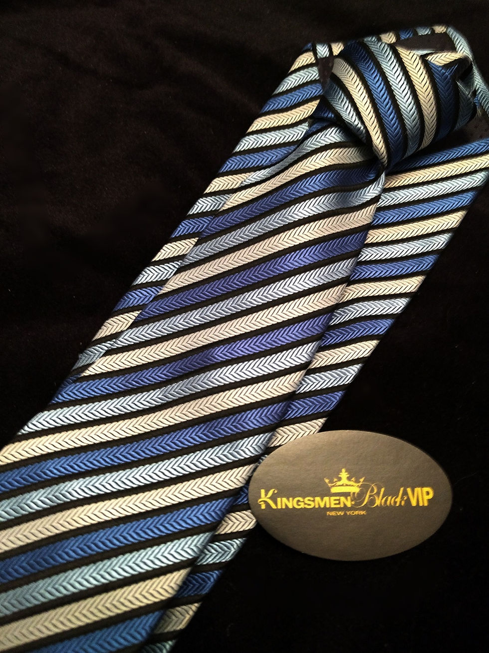 KINGSMEN BOSS COLLECTION NECK TIE 01-BLU-ST-1000