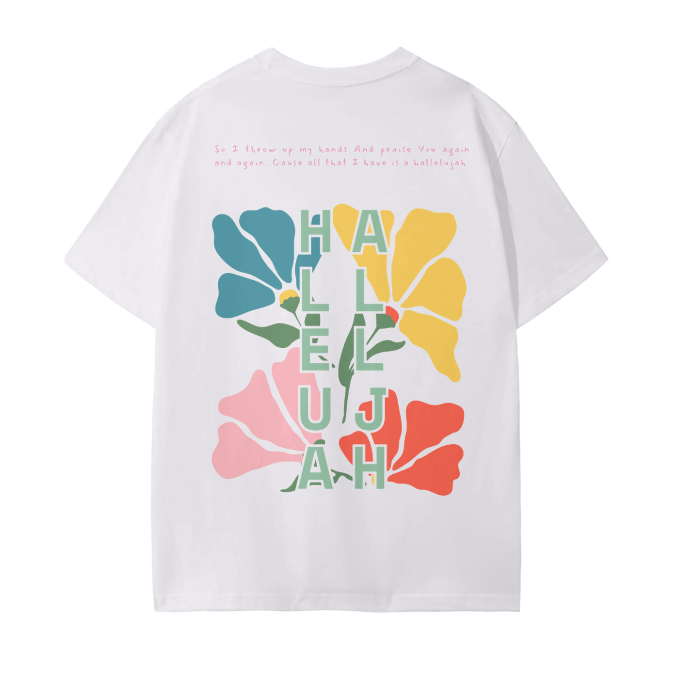 “HALLELUJAH” Unisex Seamless T-Shirt - 200 GSM